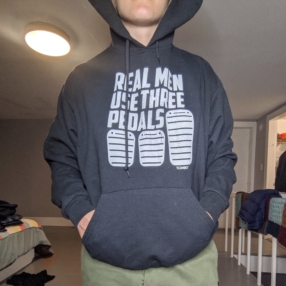 Stick shift hoodie. Car guy hoodie.